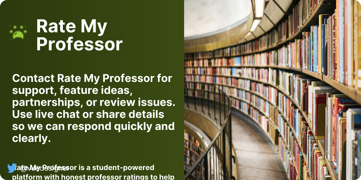Contact Us Rate My Professor Rate My Professor