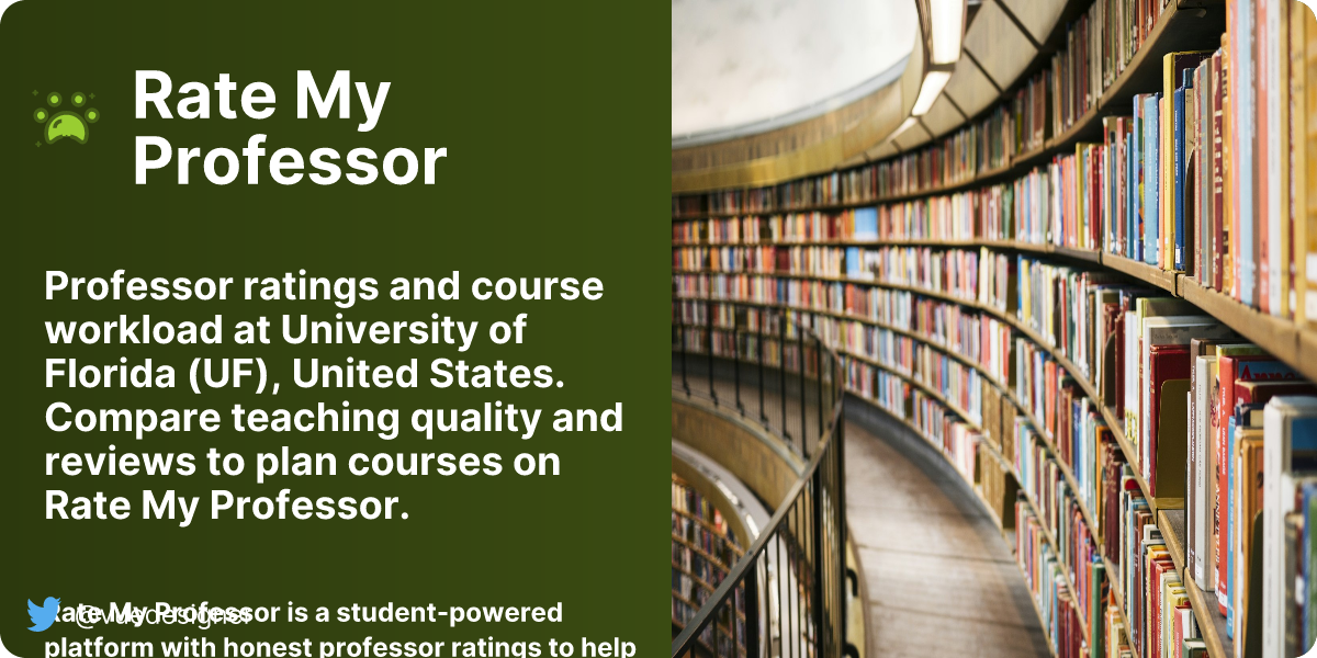 University of Florida (UF) professor ratings | Rate My Professor